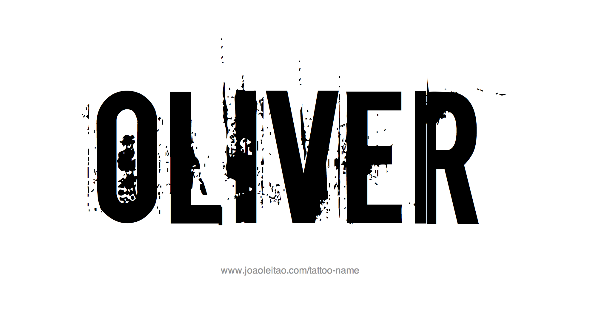 oliver-name-tattoo-designs